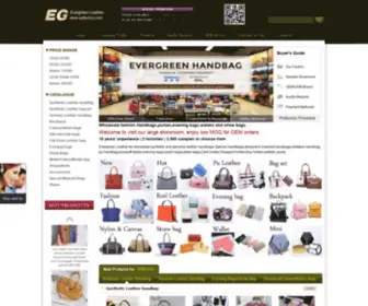 Evergreen361.com(Evergreen Leather) Screenshot