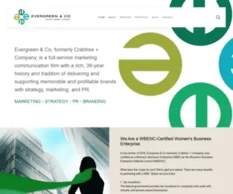 Evergreenandco.com(Evergreen & Co) Screenshot