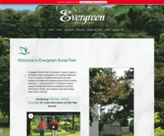 Evergreenburialpark.com(Evergreen Burial Park) Screenshot