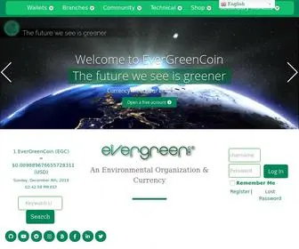 Evergreencoin.org(EverGreenCoin®) Screenshot