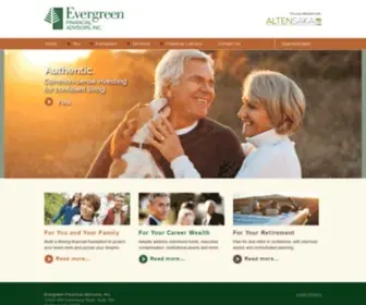 Evergreenfinancialadvisors.com(Evergreen Financial Advisors) Screenshot