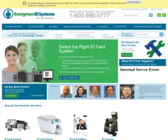 Evergreenid.com(ID Card Printers) Screenshot