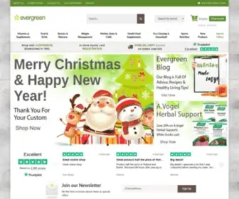 Evergreen.ie(Evergreen Healthfoods) Screenshot
