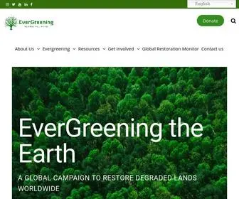 Evergreening.org(Global EverGreening Alliance) Screenshot