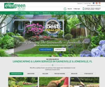 EvergreenlawncaregVille.com(Evergreen Lawn Care) Screenshot