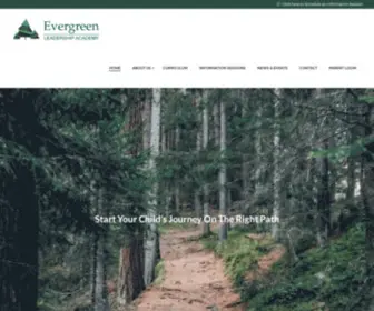 Evergreenlearning.ca(Evergreen Leadership Academy) Screenshot