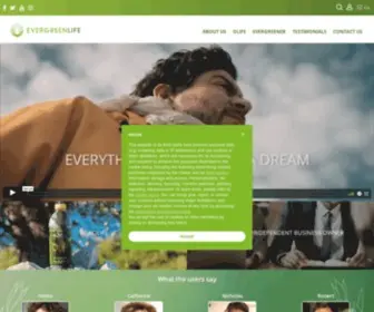 Evergreenlife.it(EVERGREEN LIFE Products) Screenshot