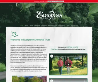 Evergreenmemorialtrust.com(Evergreen Memorial Trust) Screenshot