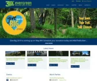 Evergreenmtb.org(Evergreen Mountain Bike Alliance) Screenshot