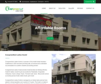 Evergreennest.com(EvergreenNest Ladies Hostel) Screenshot