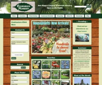 Evergreennursery.com(Evergreen Nursery) Screenshot