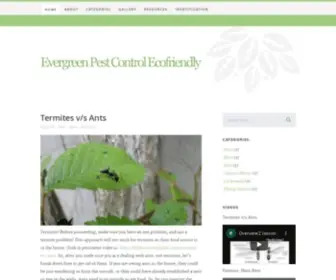 Evergreenpestcontrol.com(Evergreen Pestcontrol Ecofriendly) Screenshot