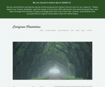Evergreenplantation.org(Evergreen Plantation) Screenshot