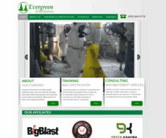 Evergreenremediation.com(Asbestos And Lead Surveys) Screenshot