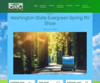 Evergreenspringrvshow.com(Washington State Evergreen Spring RV Show) Screenshot