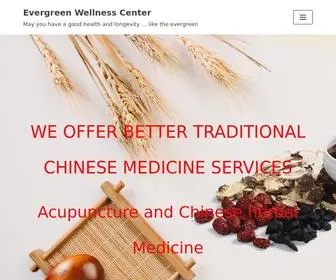 Evergreenwellness.com(Evergreen Wellness Center) Screenshot