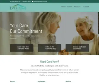 Everhomecare.com(EverHome Care Advisors) Screenshot