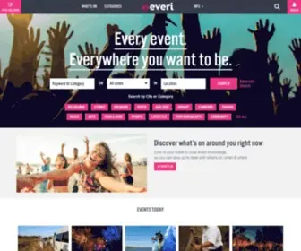 Everi.events(Your guide to what's happening in your local area) Screenshot