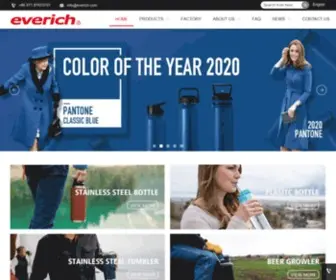 Everich.com(Water Bottle Manufacturer) Screenshot