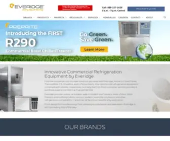 Everidge.com(Everidge Commercial Refrigeration Equipment Sales) Screenshot