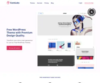 Everislabs.com(Free WordPress Theme with High Quality Design by EverisLabs) Screenshot
