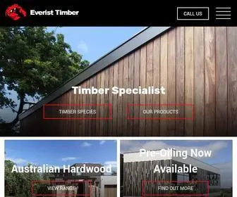 Everisttimber.com.au(Timber Suppliers and Merchants in Melbourne) Screenshot