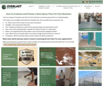 Everlastepoxy.com(Everlast Epoxy Flooring Solutions) Screenshot