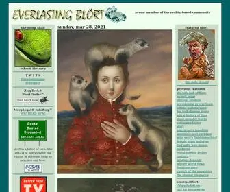 Everlastingblort.com(Everlasting blort) Screenshot