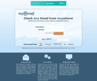 Everlastingemail.com(Check Email from Anywhere in the World for Free) Screenshot