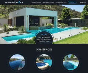 Everlastpools.com.au(Swimming Pool Contractors & Builders in Victoria) Screenshot