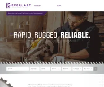 Everlastsaw.com(Rapid. Rugged. Reliable. Everlast) Screenshot