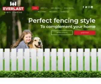 Everlastvinylfencing.com(Everlast Vinyl Fencing) Screenshot