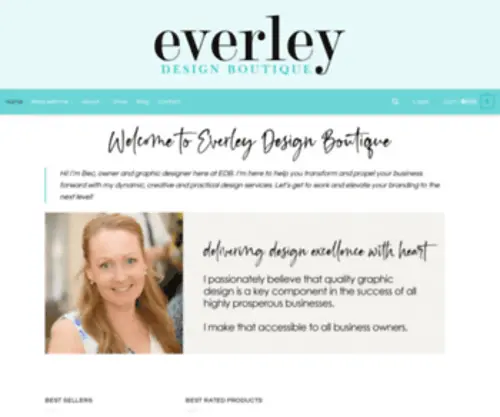 Everleydesignboutique.com.au(Everley Design Boutique) Screenshot