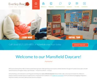 Everleyrose.com(Mansfield Daycare TX) Screenshot