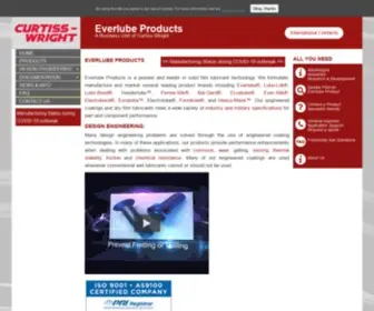 Everlubeproducts.com(A Business Unit of Curtis) Screenshot