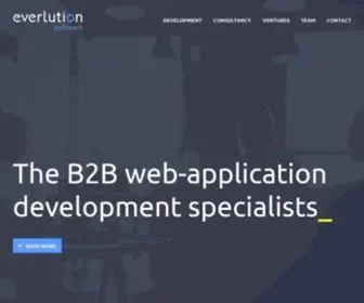 Everlution.com(Security focused software development (London) Screenshot