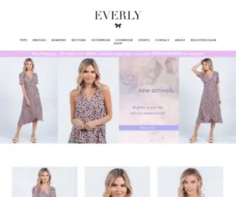 Everlyclothing.com(Everly Clothing) Screenshot