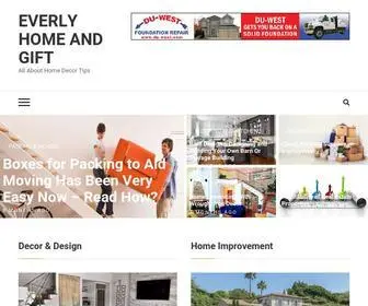 Everlyhomeandgift.com(All About Home Decor Tips) Screenshot