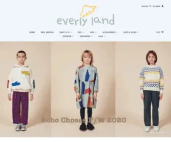 Everlyland.com.au(Create an Ecommerce Website and Sell Online) Screenshot
