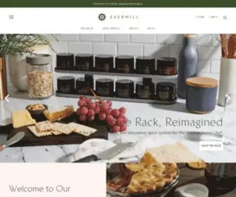 Evermill.com(Evermill Organic Spices) Screenshot