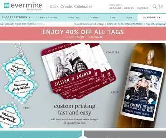 Evermine.com(My Own Labels) Screenshot