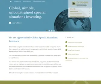 EvermoreGlobal.com(Evermore Global Advisors) Screenshot