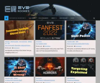 Everookies.com(A resource for new Eve Online players) Screenshot