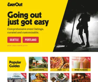 Everout.com(Going Out Just Got Easy) Screenshot
