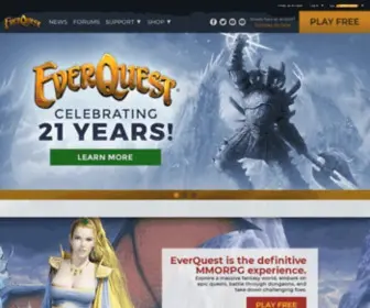 Everquest.com(Role-playing game) Screenshot