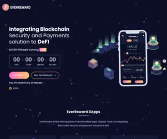 Everreward.net(Integrating Blockchain Security and Payment solutions to Defi) Screenshot