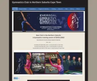 Eversdalgymnastics.com(Gymnastics Club in Northern Suburbs Cape Town) Screenshot