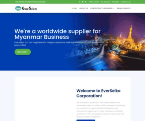 Everseikomm.com(Everseiko Myanmar) Screenshot
