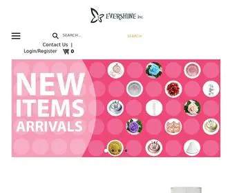 Evershineusa.com(Weddings, Quinces, and Party Supplier) Screenshot