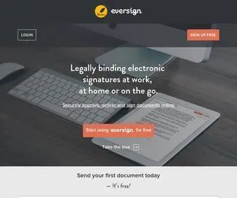 Eversign.com(Xodo Sign (formerly eversign)) Screenshot